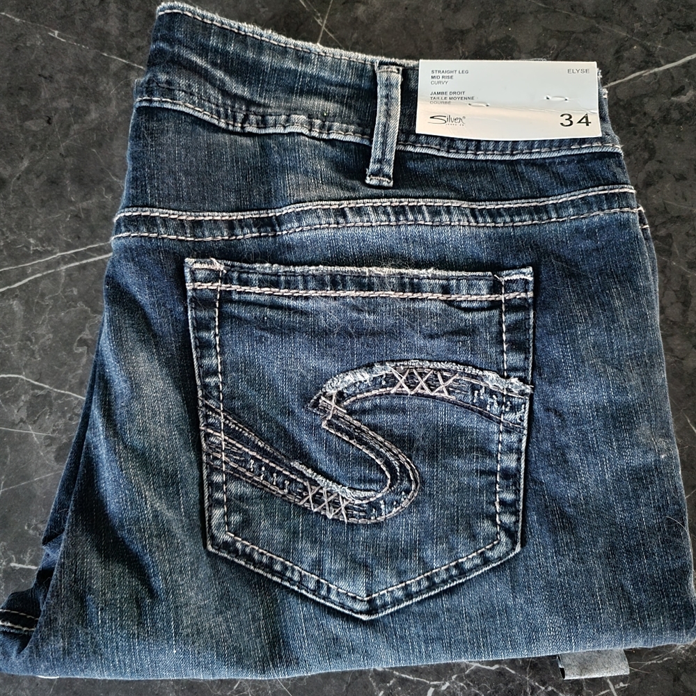Silver Elyse Jeans